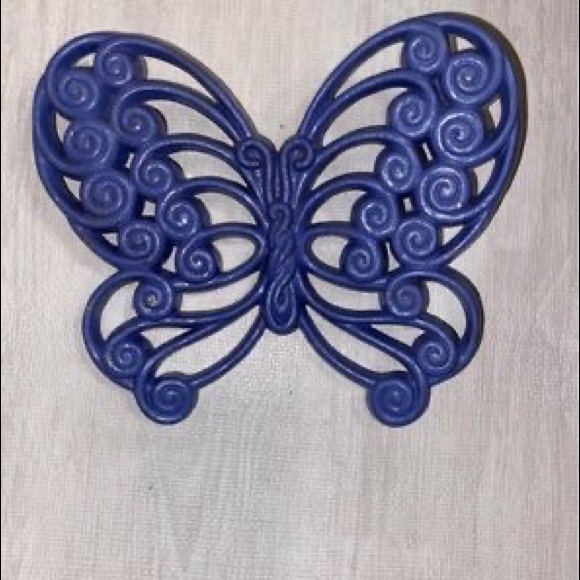 Set of 3 Vintage Burwood Products faux wicker Butterflies - Picture 2 of 7